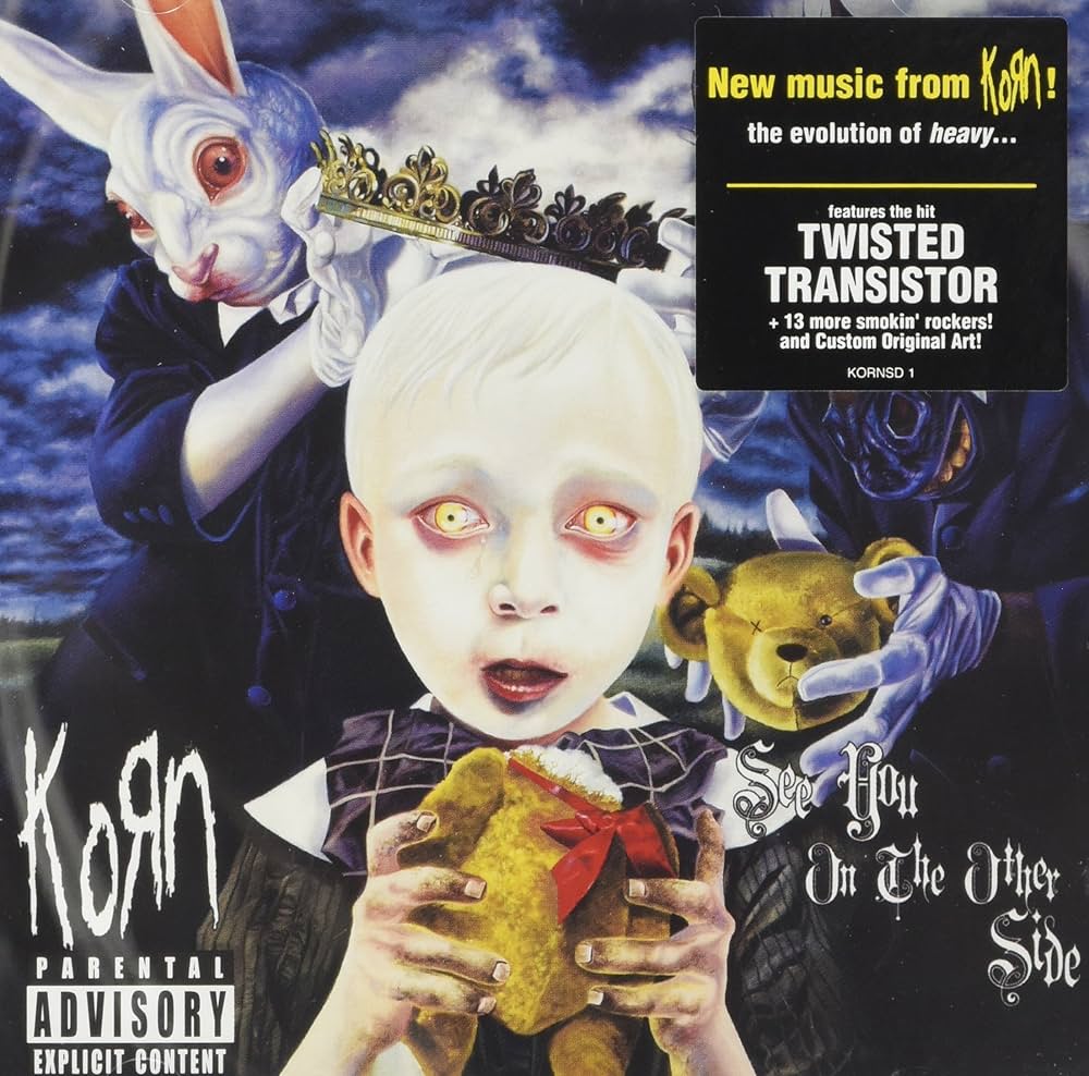 Korn \"See you on the other side\" 06sバンドT Vintage KORN Rare See You On The Other Side Tour Tshirt Sz